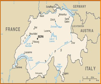 switzerland geography