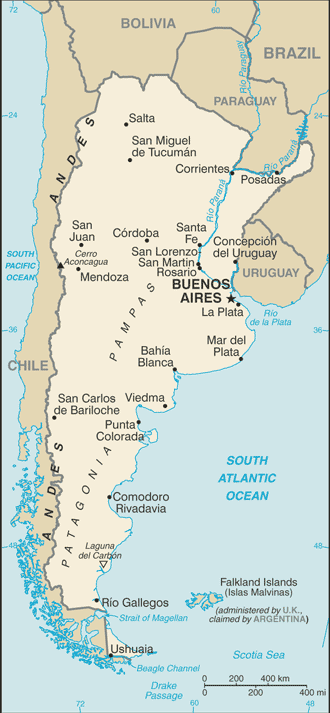 Geography of Argentina Professional Spanish Translation Services in Argentina