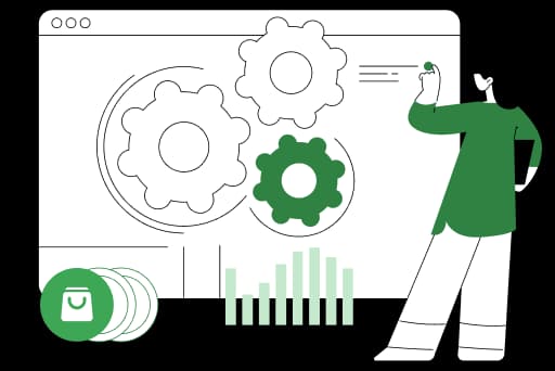 Retail Workflow Illustration