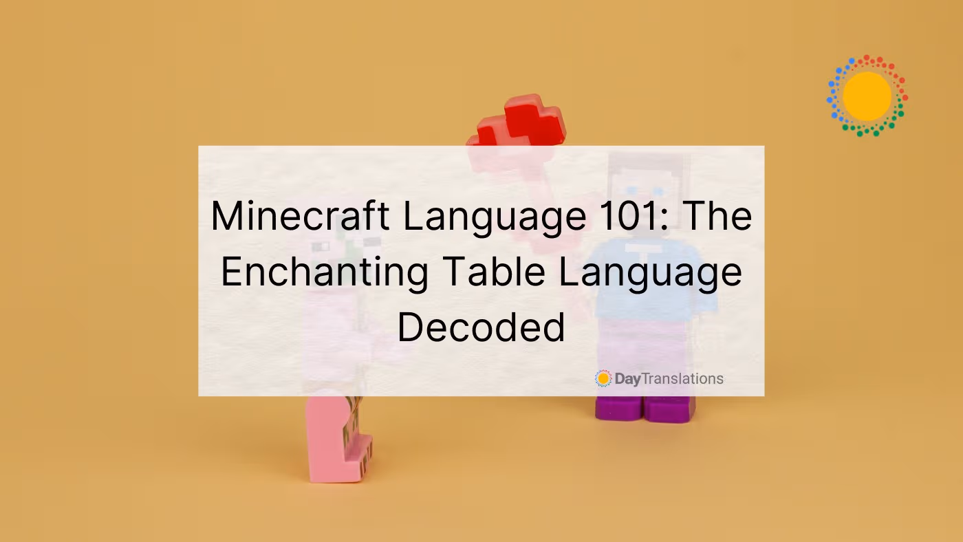 enchantment table language