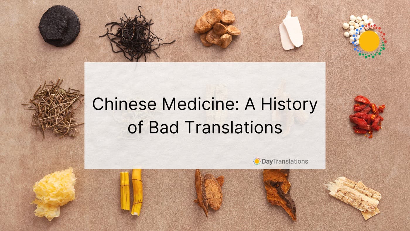 chinese medicine mistranslations