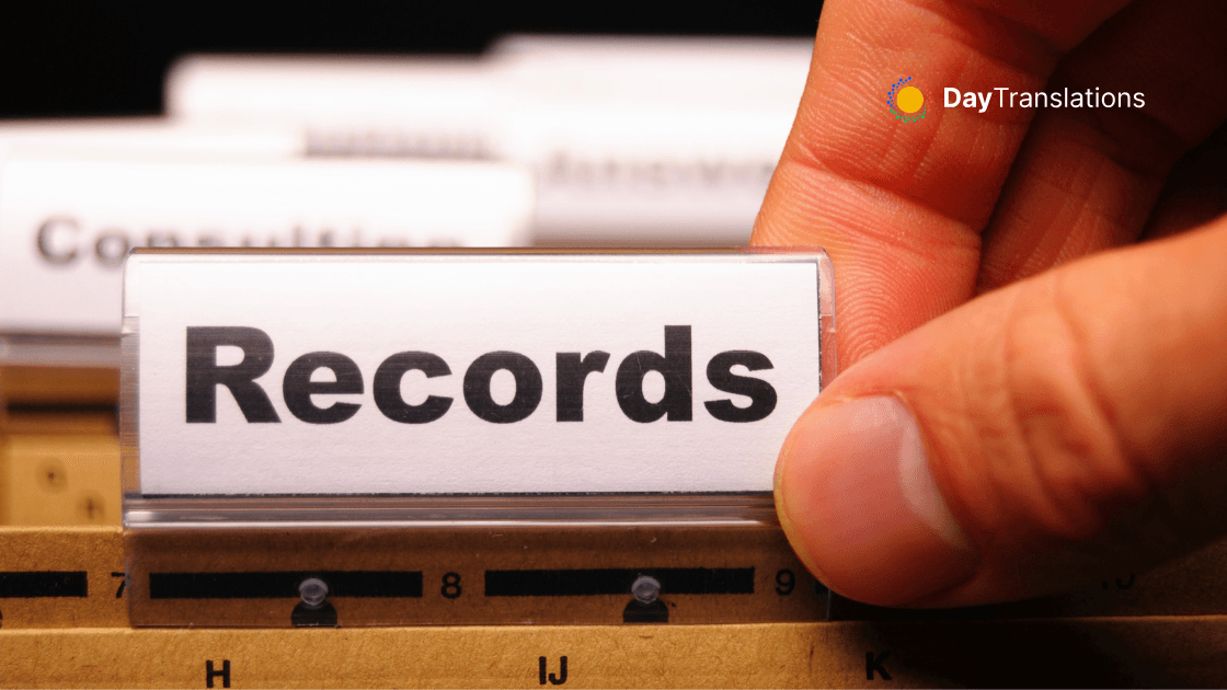 The Real Meaning of the Word "Record"