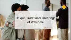 traditional greetings of welcome
