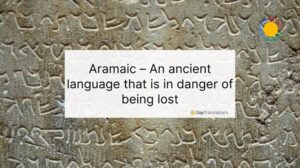 is aramaic a dead language