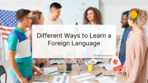 ways to learn a foreign language