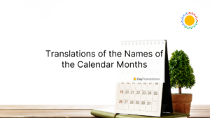 translations of calendar month