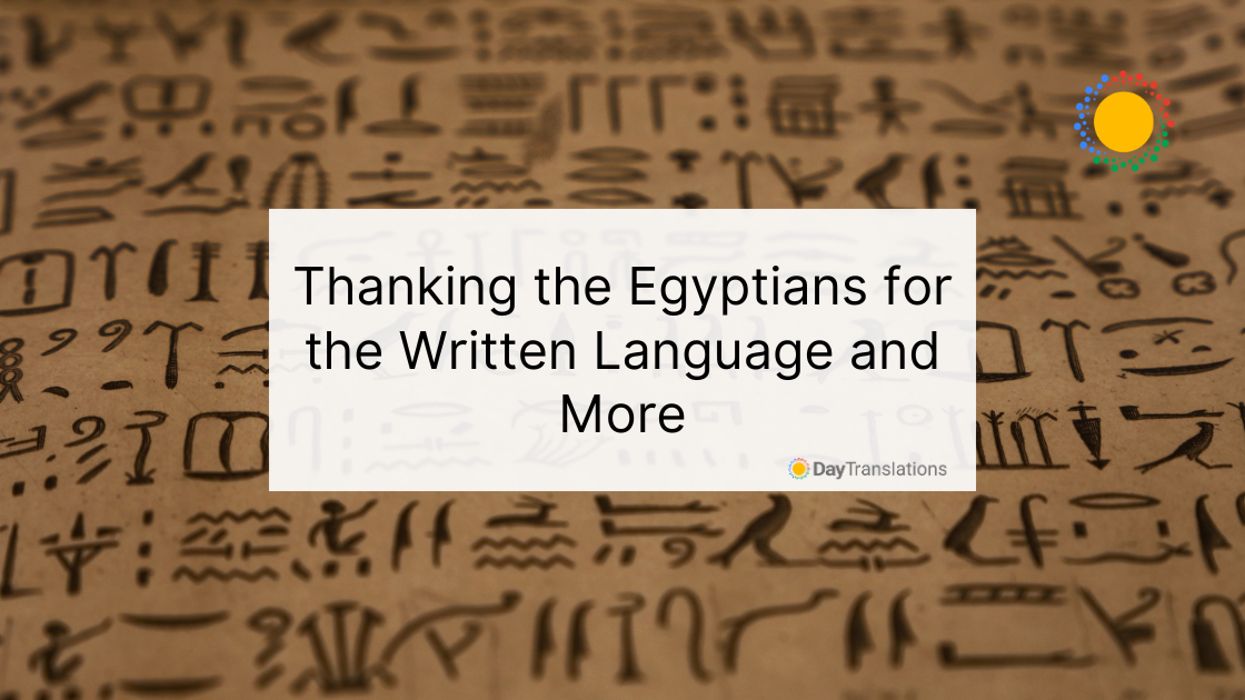 egyptian written language