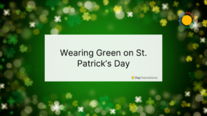 wearing green on st. patrick’s day