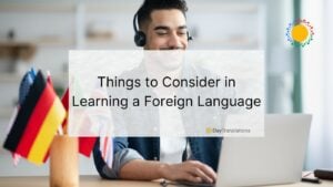 learning a foreign language
