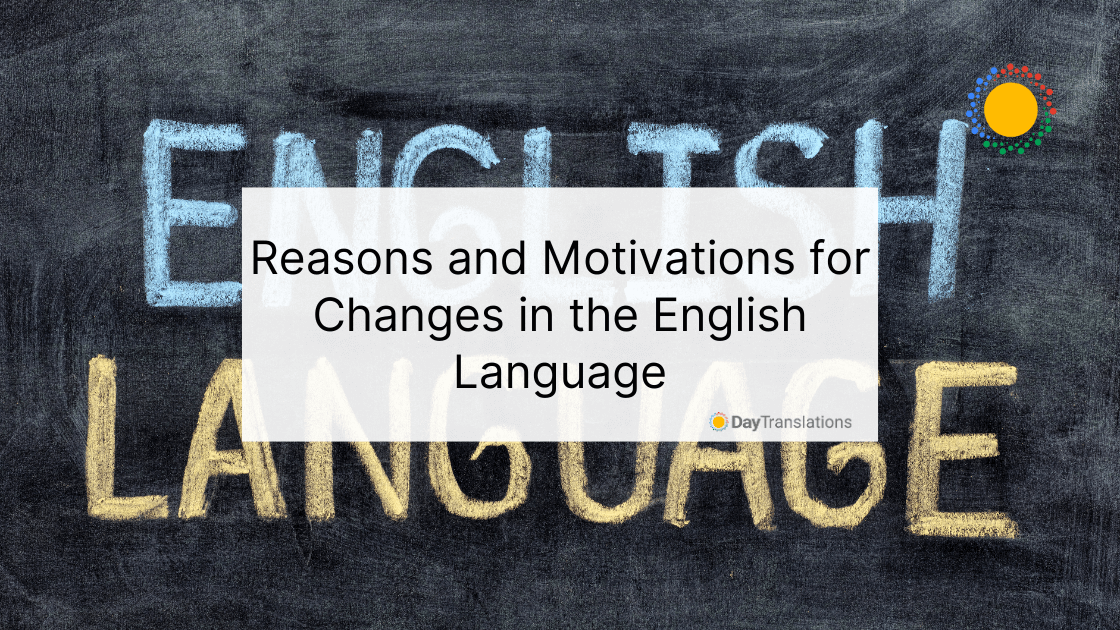 changes to english language