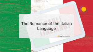 romance of the italian language