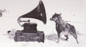 A Gramophone and a Dog
