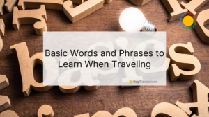basic phrases to learn when traveling