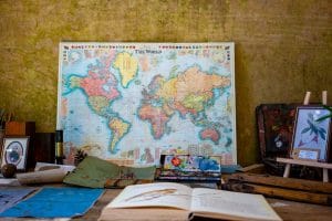 map-book-writing-translation