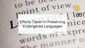 preserving endangered languages