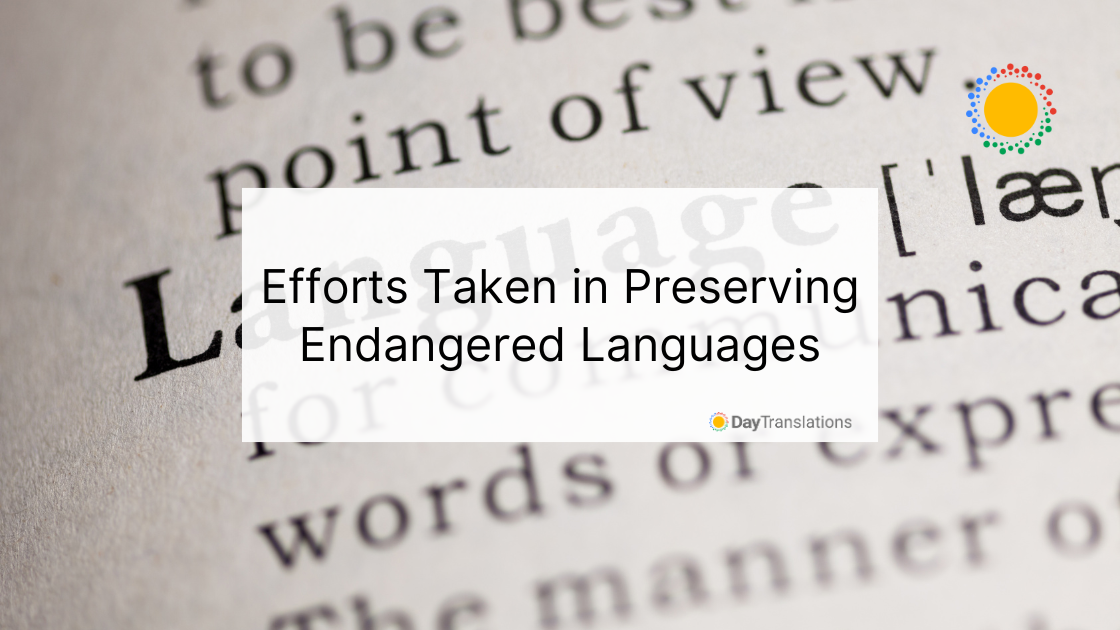 preserving endangered languages