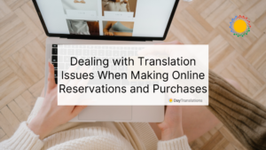 dealing with translation issues
