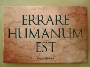 Errare Humanum Est