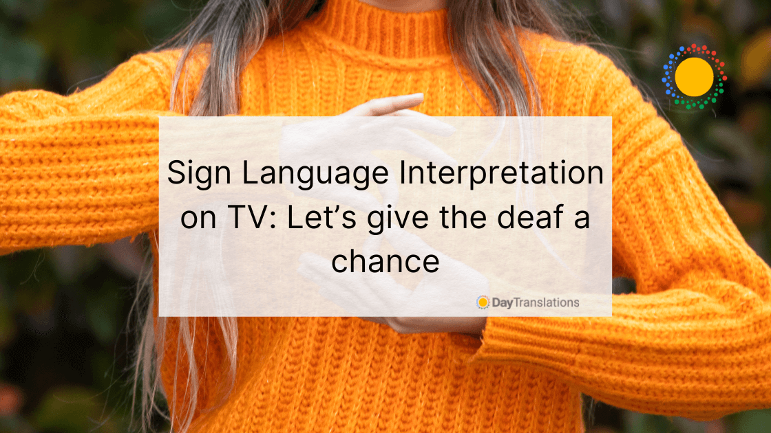 sign language interpretation