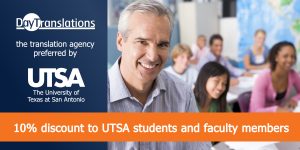 Day translations and UTSA