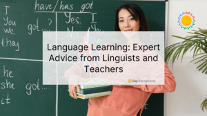 expert advice from linguists