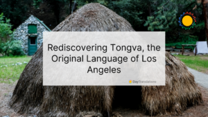 tongva language
