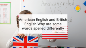 american english and british english