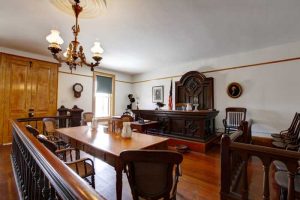 Inside the courtroom