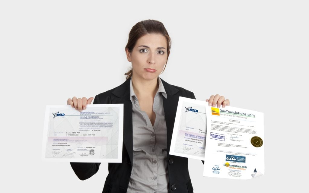 Certified and non-certified documents