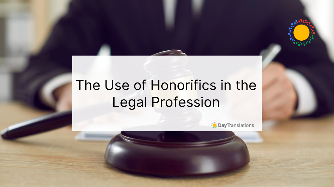 honorifics in the legal profession