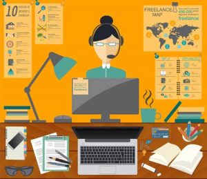 Freelance translator graphics