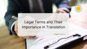 legal terms translations