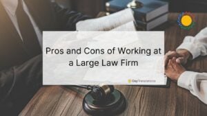 working at a law firm