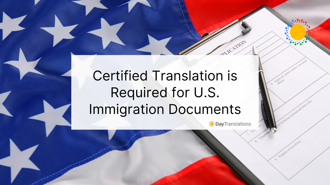 translation of documents for immigration