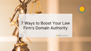 boost law firm’s domain authority