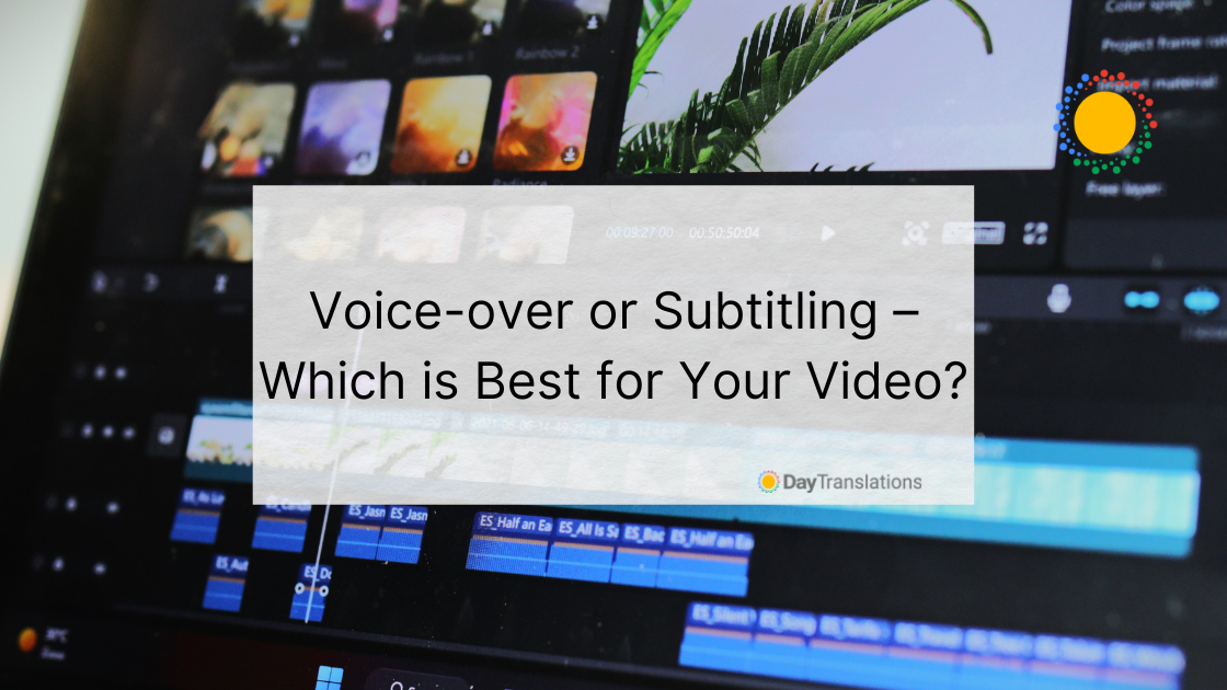 voice-over or subtitling