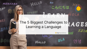 challenges to learning a language