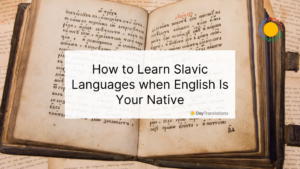 learning slavic languages