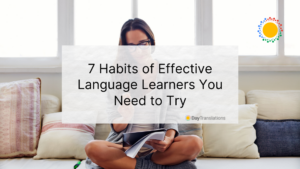 habits of effective language learners