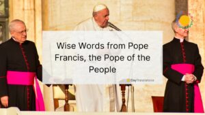 wise words from pope francis