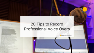 voice over tips