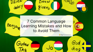 language learning mistakes