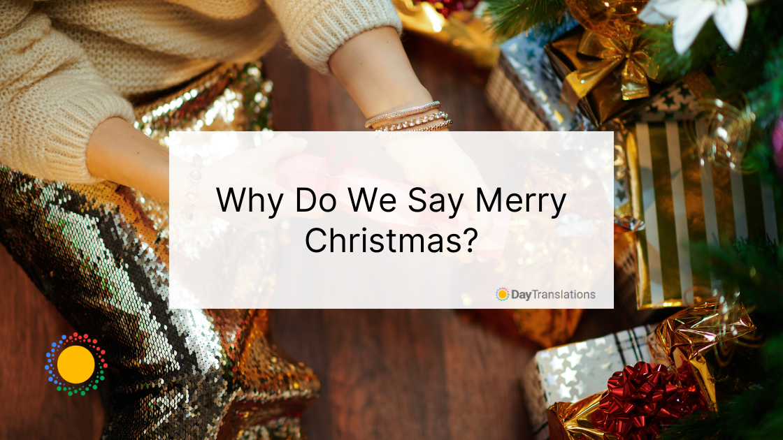 why do we say merry christmas