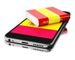spanish dictionary and mobile device