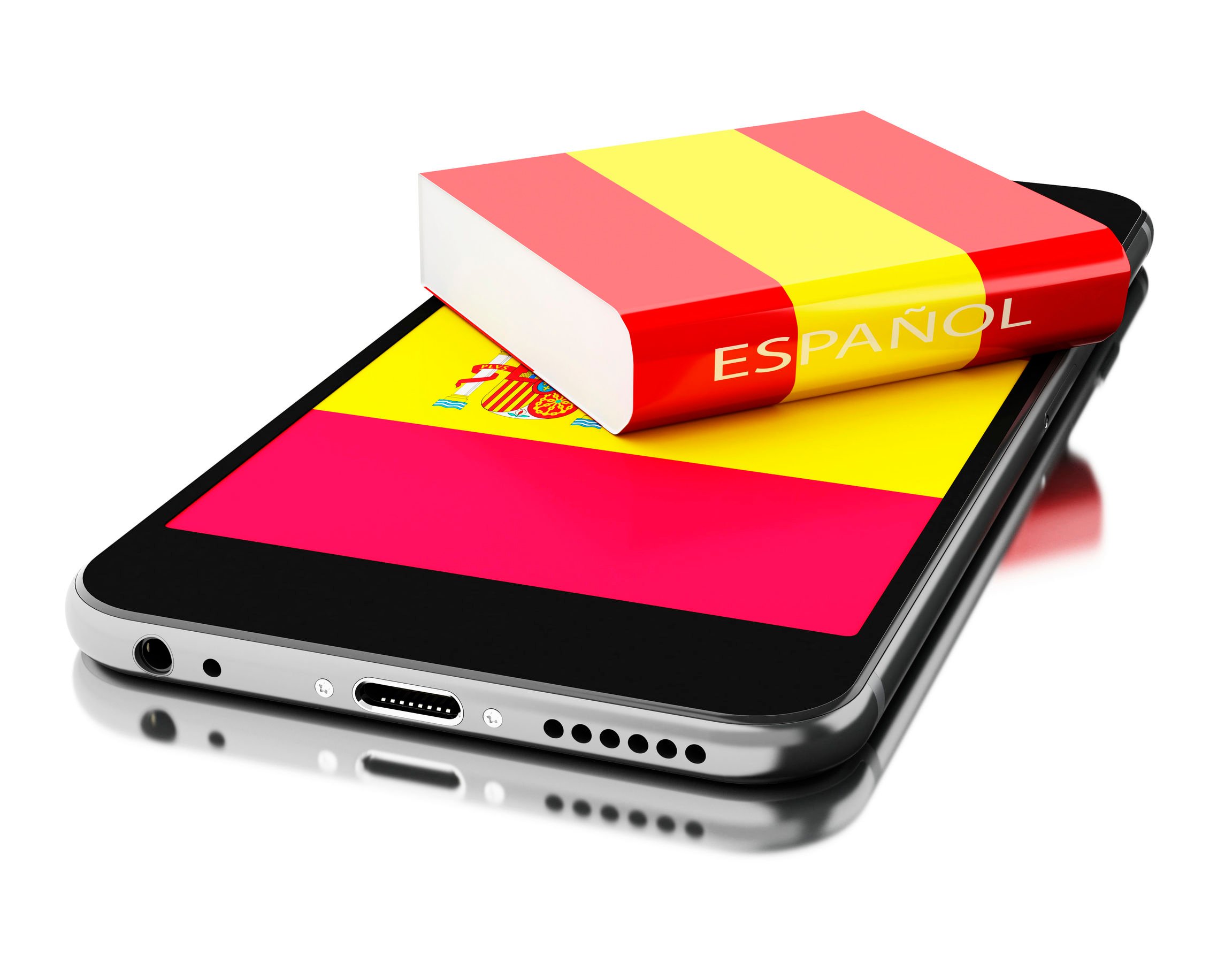 spanish dictionary and mobile device