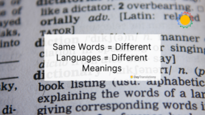 same word in different languages