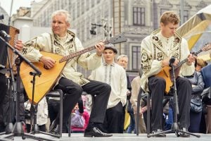band performance for Moscow City Day celebration