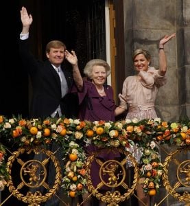 King Willem Alexander, Princess Beatrix and Queen Maxima