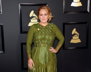 Adele at the 59th GRAMMY Awards