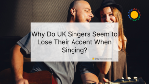 british singers accent